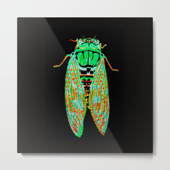 Cicada (Inverted) Metal Print
