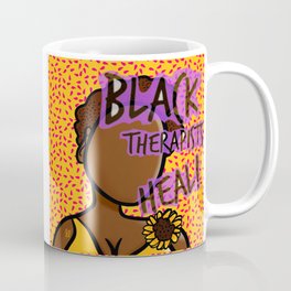 Black Therapists Heal Coffee Mug