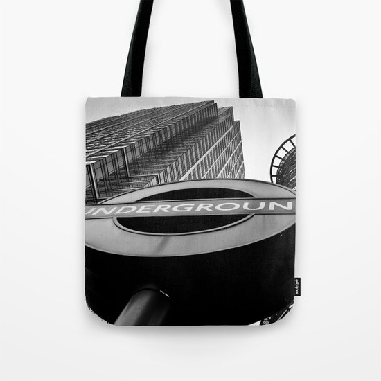 Canary Wharf Underground Tote Bag