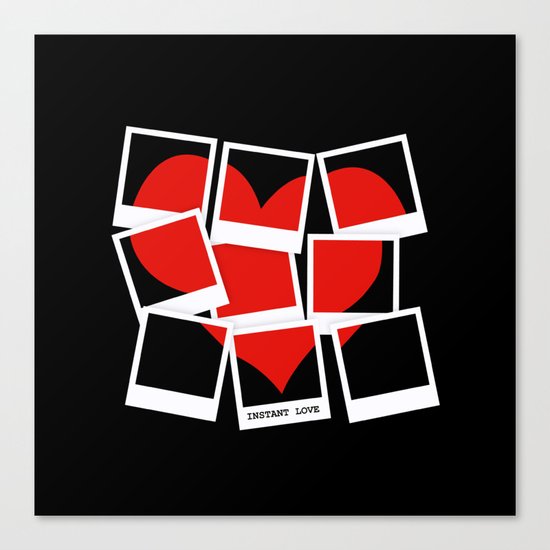 Instant (Photography) Love Canvas Print