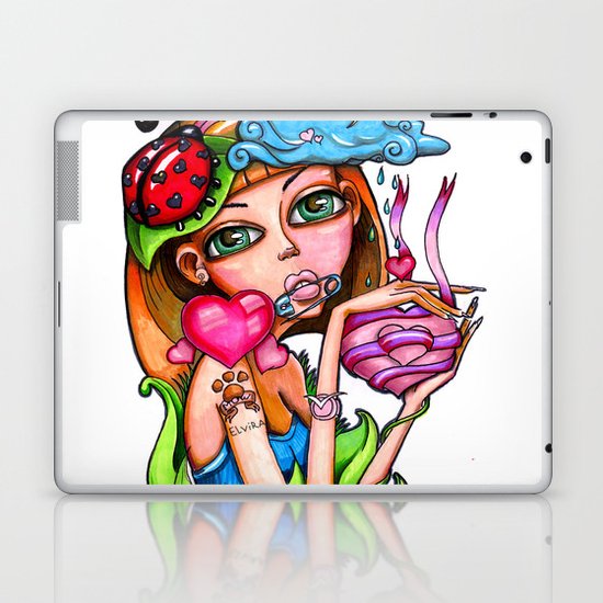 Girl Laptop & iPad Skin
