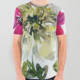 soft anemones N.o 6 All Over Graphic Tee