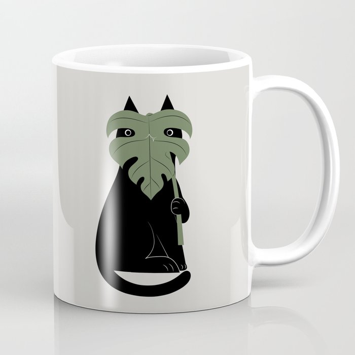 Cat and Plant 14: Monster-a Coffee Mug