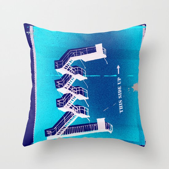 Stairs Up Throw Pillow