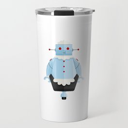 Rosie The Robotic Maid Minimal Sticker Travel Mug