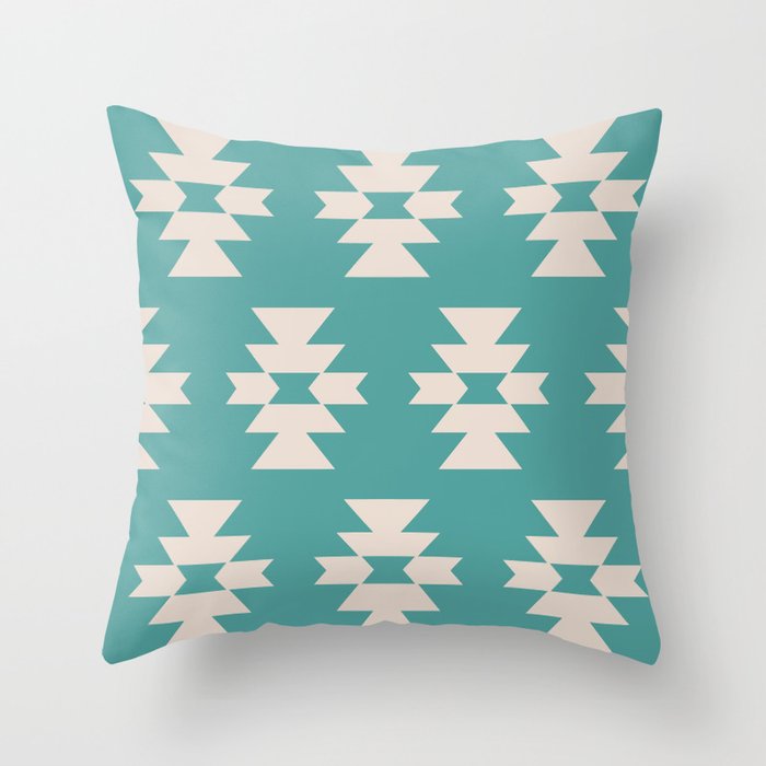 Southwestern Pattern 336 Throw Pillow