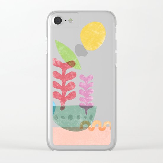 Still Life with Egg & Worm Clear iPhone Case