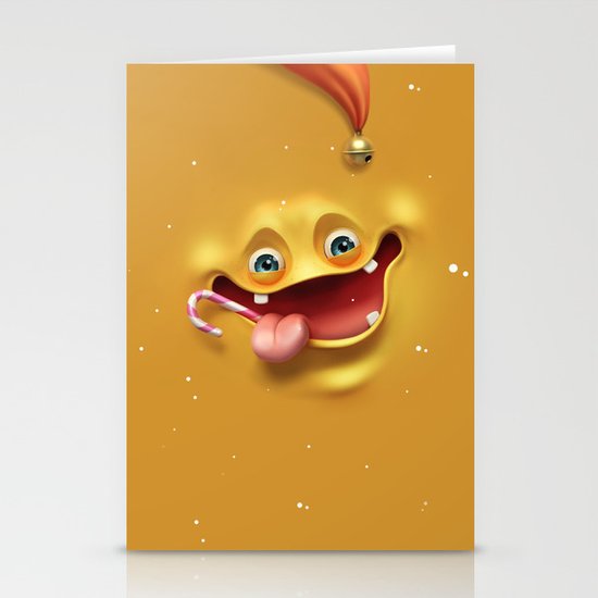 Christmas mad face Stationery Cards