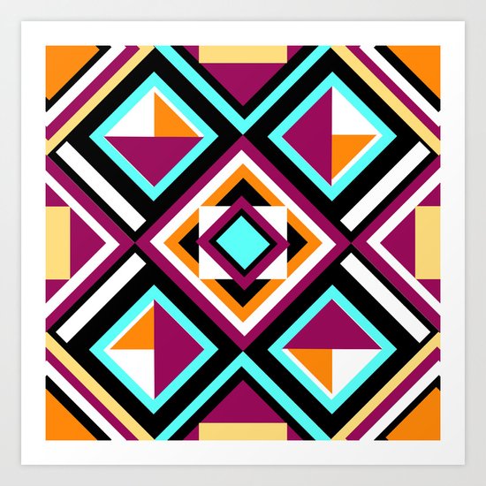 Quilt Pattern Art Print