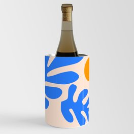 Henri Matisse - Leaves - Blue Wine Chiller