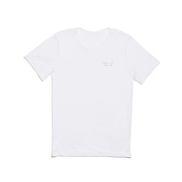 Dachshund in black-white T Shirt