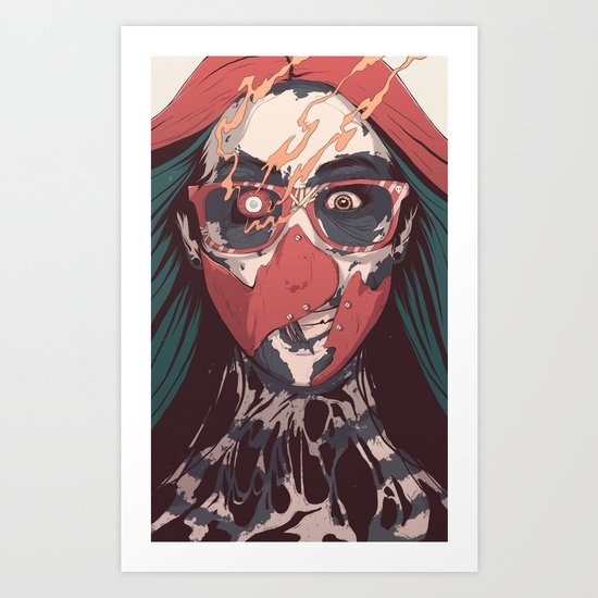 SELF ✖ INFLICTED Art Print