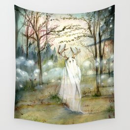Willow Whisp Ghost Wall Tapestry