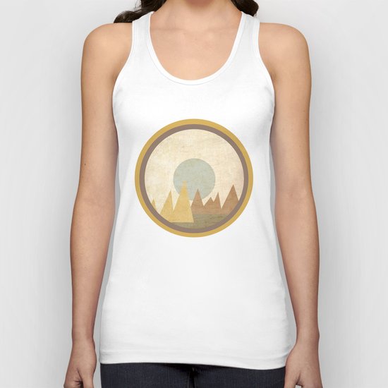 Moon & Mountains Unisex Tank Top