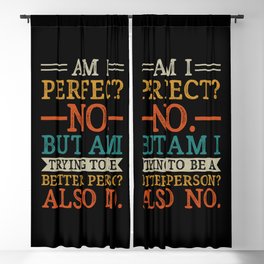 Funny Sarcastic Vintage Quote Blackout Curtain