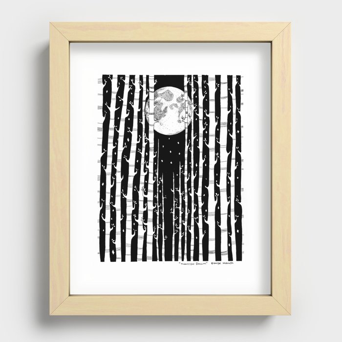 MoonLight Dream Recessed Framed Print