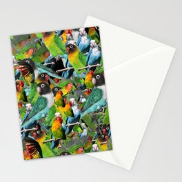 Lovebirds Stationery Cards