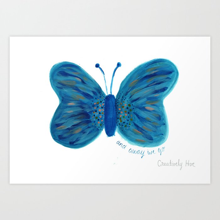 And Away We Go Art Print