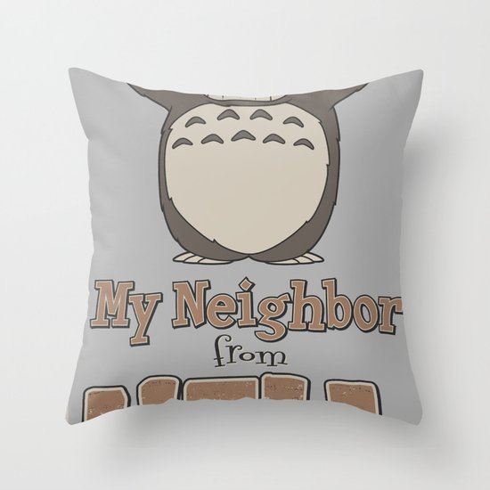 My Neighbor from Hell Throw Pillow