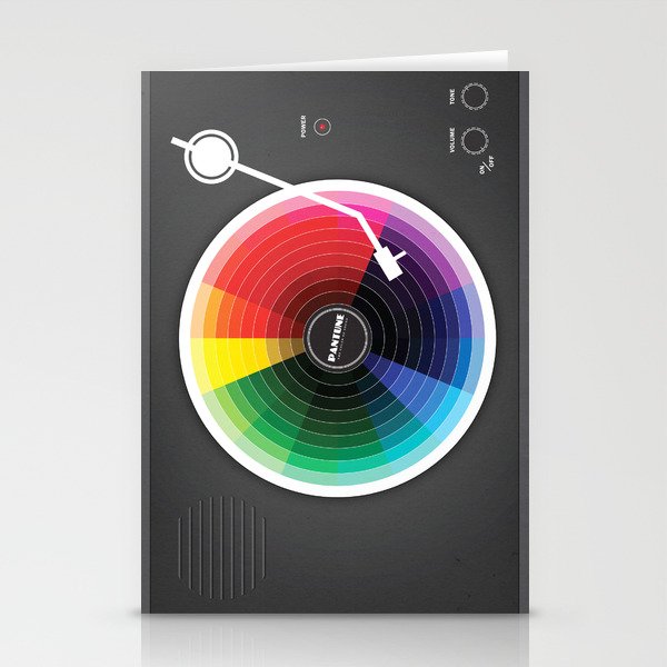 Pantune - The Color of Sound Stationery Cards