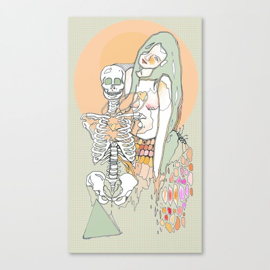 life & death Canvas Print