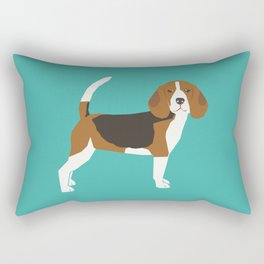 Beagle cute dog gifts pure breed must haves beagles Rectangular Pillow