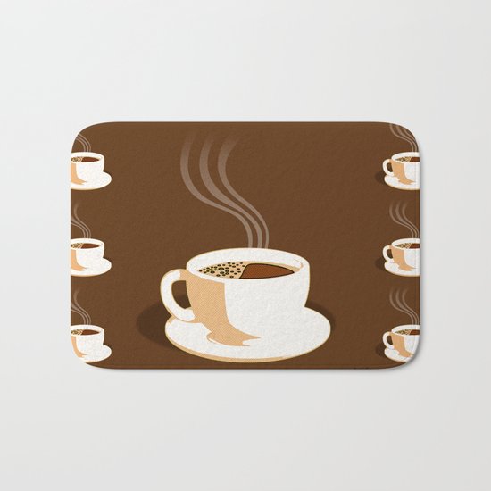 The Perfect Cup Of Coffee Bath Mat
