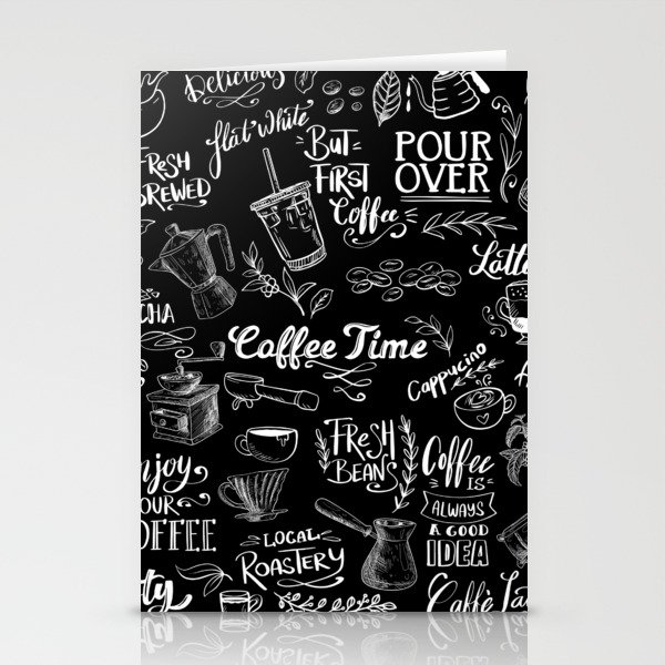 Coffee Madness Stationery Cards