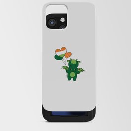 Dragon With Ireland Balloons Cute Animals iPhone Card Case