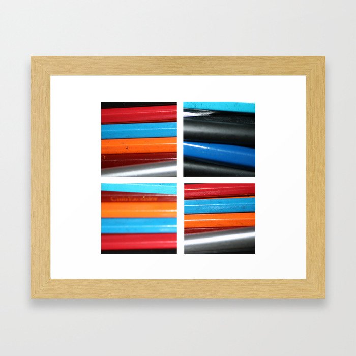 Pens & Pencils Framed Art Print