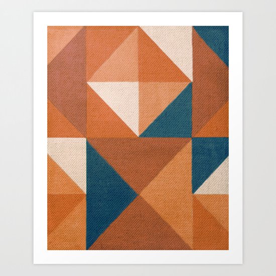 Trigonale 5 Art Print