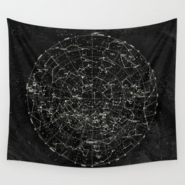 Under Constellations-Space Black Edition  Wall Tapestry