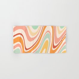 Boho Abstract Colorful Pattern Hand & Bath Towel