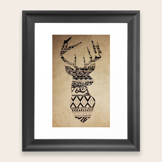 Oh Deer, Oh My Framed Art Print