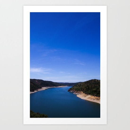 the river Art Print