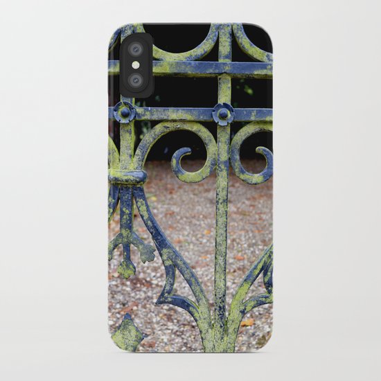 Heart and swirls iPhone Case