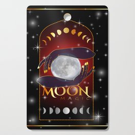Graceful Witch Hands blessing the full moon	 Cutting Board