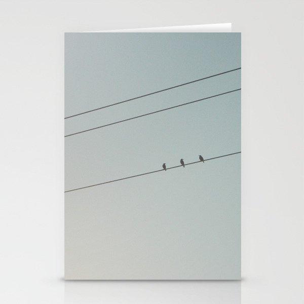 three little birds Stationery Cards