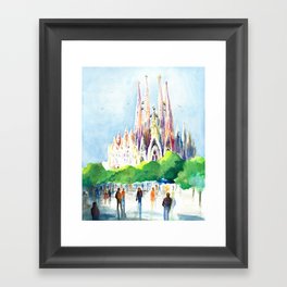 La Sagrada Familia Framed Art Print