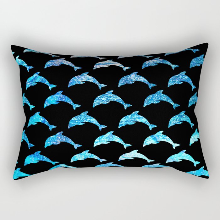 Dolphin Shimmer Rectangular Pillow