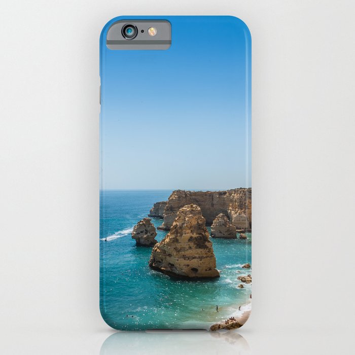 Beach at Lagoa, Algarve, Portugal iPhone Case