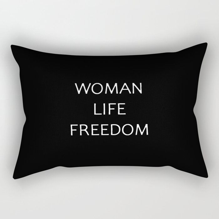 Woman, life, freedom 1 Rectangular Pillow