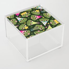 Party Frogs! // Green Acrylic Box