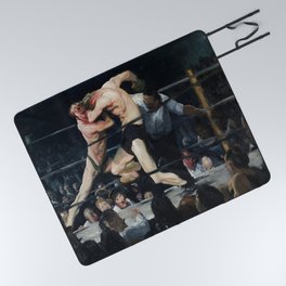 George Bellows's Stag at Sharkeys Picnic Blanket
