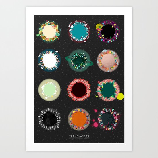 The Planets Print One Art Print