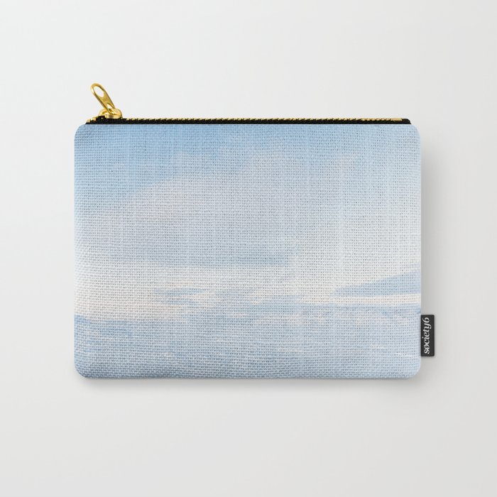 Snowy Ice Blue Iceland Landscape Carry-All Pouch