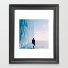 Walk on water Framed Art Print
