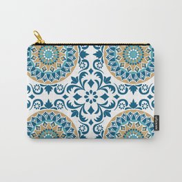 Bluish Variety Pattern Carry-All Pouch