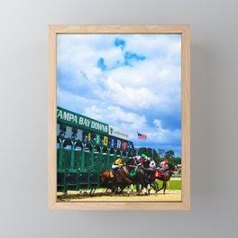 A Day at the Races Framed Mini Art Print