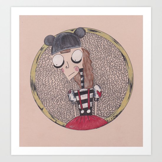 mouse club dropout. Art Print